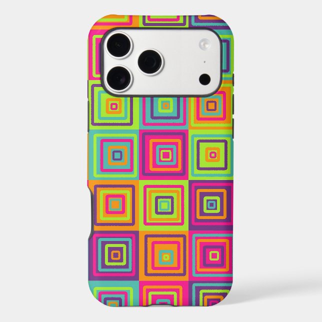 Colourful Geometric Squares (Back)