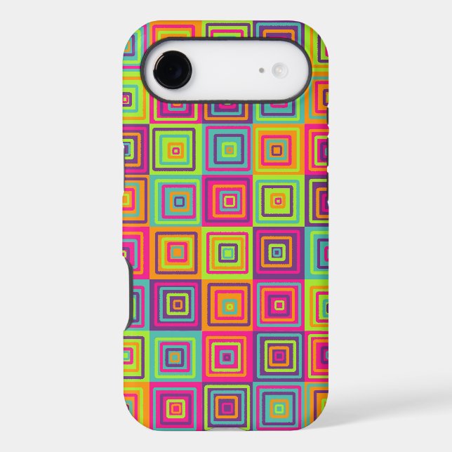Colourful Geometric Squares (Back)