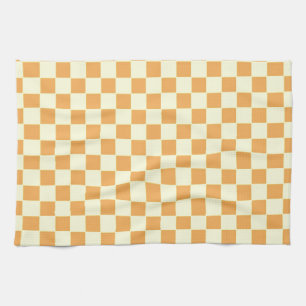 Colourful Geometric Squares Tea Towel