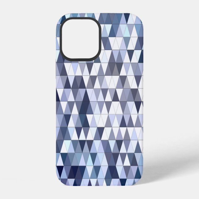 Colourful geometric triangular mosaic: abstract ba iPhone case (Back)