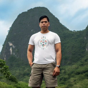 Colourful geometric tribal totem 2 T-Shirt