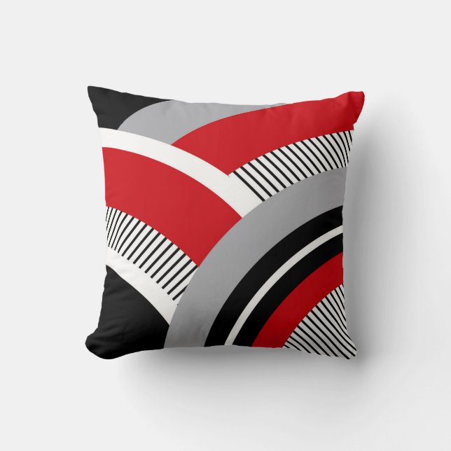 Colourful geometry cushion (Front)