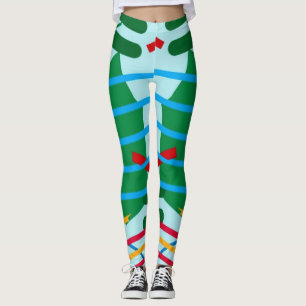Colourful Geometry design Leggings