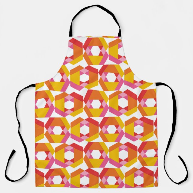 Colourful Geometry minimalistic artwork seamless p Apron (Front)