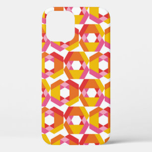 Colourful Geometry minimalistic artwork seamless p iPhone 12 Case