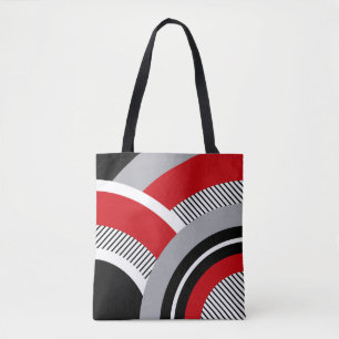 Colourful geometry tote bag