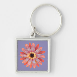 Colourful Gerbera Daisy Keychain