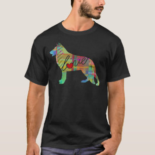Colourful German Shepherd T-Shirt