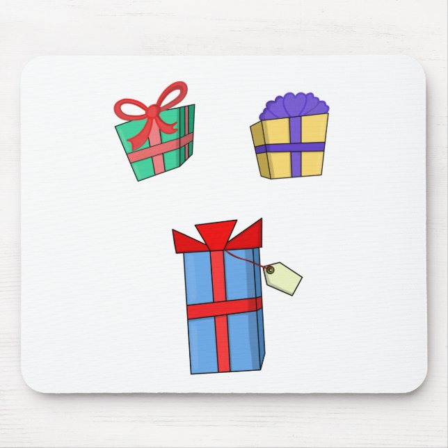 Colourful Gift Boxes Mouse Pad (Front)
