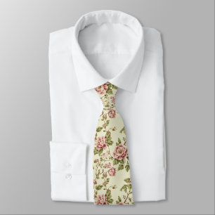 Colourful Gift Ideas For Men Victorian Floral  Tie