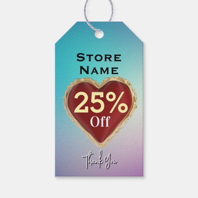 Colourful  gift tags (Front)