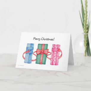 Colourful Gifts Christmas Card