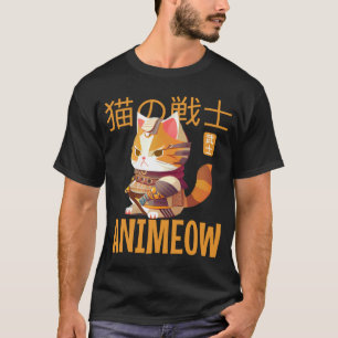 Colourful Ginger Cat Japanese Culture Inspired Swo T-Shirt