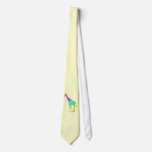 Colourful Giraffe Tie