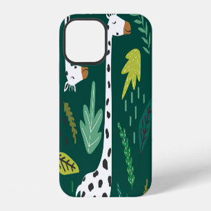 Colourful Giraffes: Decorative Animal Pattern. iPhone 12 Case