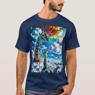 Colourful Giraffes - Heads in the Clouds T-Shirt
