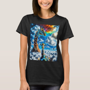 Colourful Giraffes - Heads in the Clouds T-Shirt