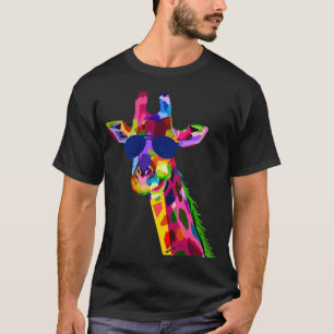 Colourful Giraffes Vintage Giraffe T-Shirt