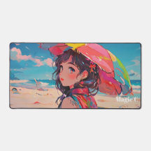 Colourful Girl Photo On The Beach