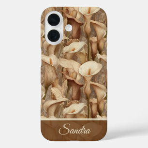 Colourful Girls Gift Calla Lilies Custom iPhone 16 Case