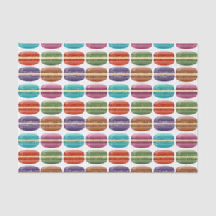 Colourful Girly Glitter Macaron Cookies Tissue Paper