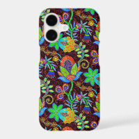 Colourful Glass Beads Look Retro Floral Design 2