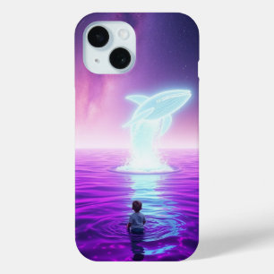 Colourful glass iPhone 15 case