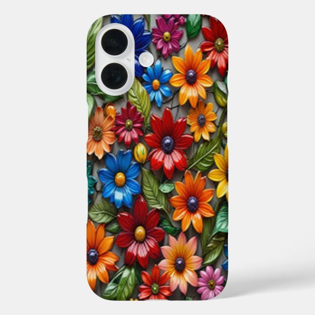 Colourful Glass Flowers #3 -  iPhone Cases (Back)