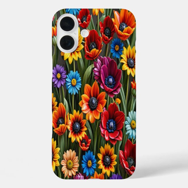 Colourful Glass Flowers #4 -  iPhone Cases (Back)