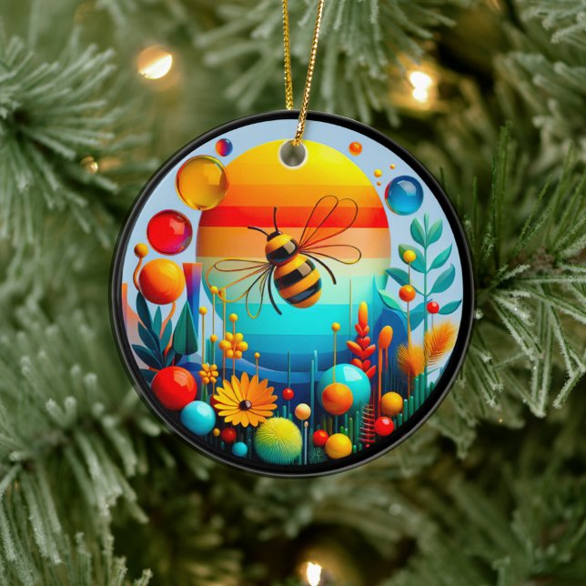 Colourful Glass Garden Art Ceramic Ornament  (Creator Uploaded)