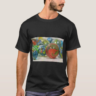 Colourful Glass Marbles Art T-Shirt