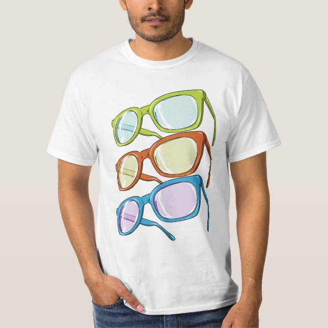 Colourful Glasses T-Shirt (Front)