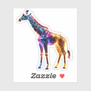 Colourful Glassy Giraffe