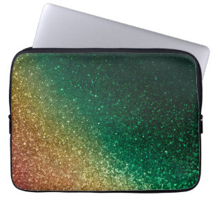 Colourful Glitter Art Laptop Case