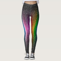 Colourful Glitter Sparkles Leggings