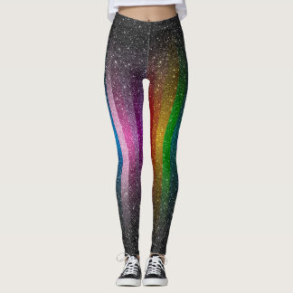 Colourful Glitter Sparkles Leggings