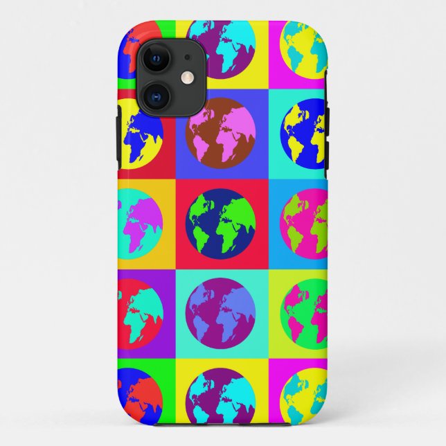 Colourful Globes Case-Mate iPhone Case (Back)