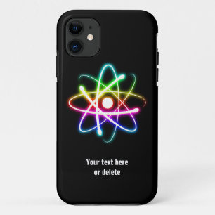 Colourful Glow Atom Symbol iPhone 11 Case