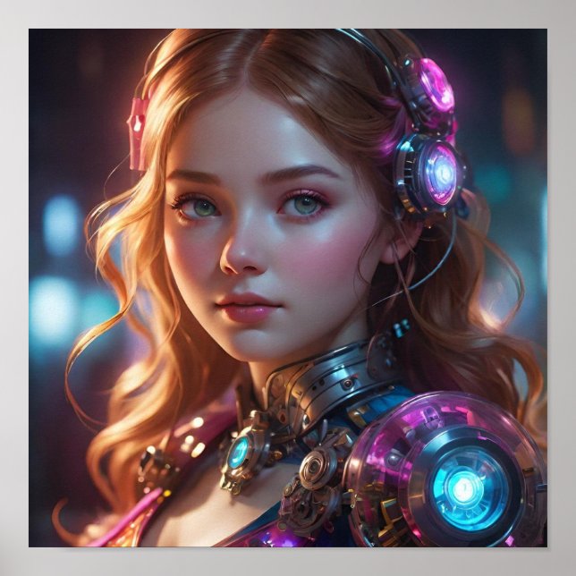 Colourful Glow Poster (Front)