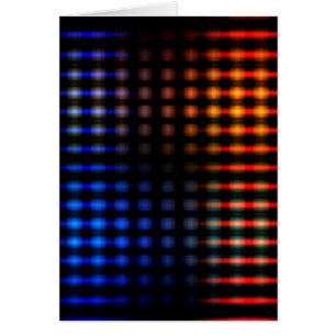 Colourful glowing lights