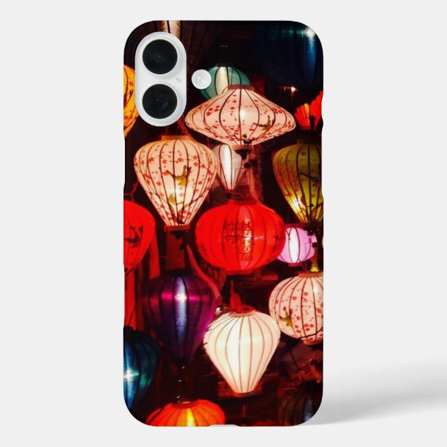 Colourful Glowing Ornate Lanterns Case-Mate iPhone Case (Back)