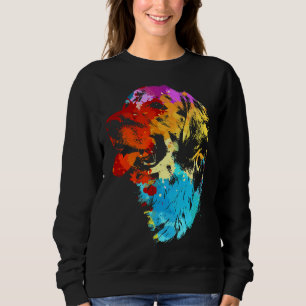 Colourful Golden Retriever Artwork Sweatshirt