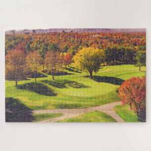 Colourful Golf Course in Autumn Jigsaw Puzzle