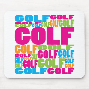 Colourful Golf Mouse Pad