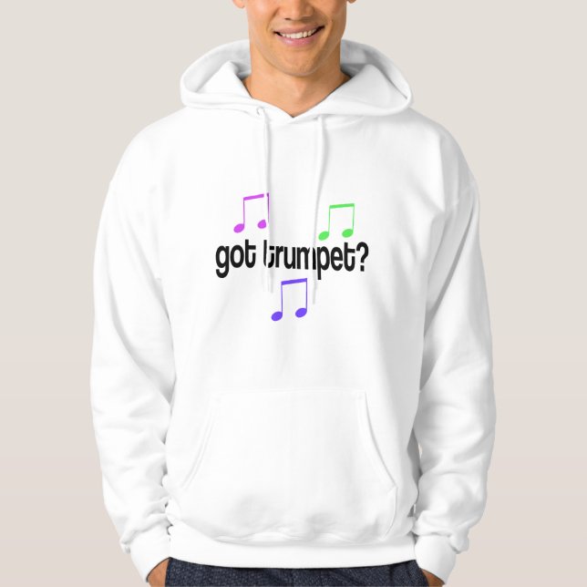 Colourful Got Trumpet Music Gift Hoodie (Front)