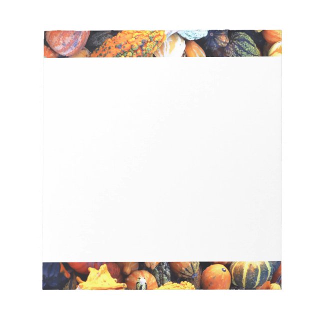 Colourful Gourds C  Notepad (Front)