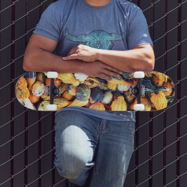 Colourful Gourds C  Skateboard (Outdoor 3)