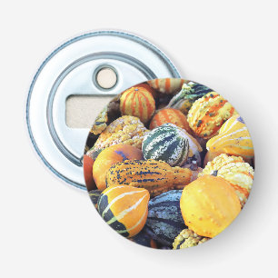 Colourful Gourds Close Up  Bottle Opener