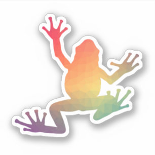 Colourful Gradient Frog Lover Gifts