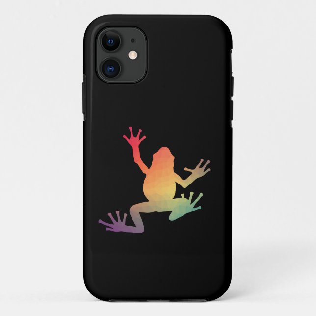 Colourful Gradient Frog Lover Gifts Case-Mate iPhone Case (Back)
